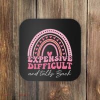 Expensive Difficult And Talks Back Mothers Day Mom Life Coaster thumb 0