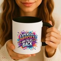 Expensive Difficult And Talks Back Coffee Mug thumb 3