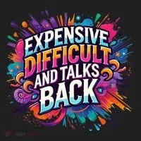 Expensive Difficult And Talks Back Hat thumb 2