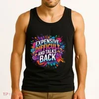 Expensive Difficult And Talks Back Tank Top thumb 3