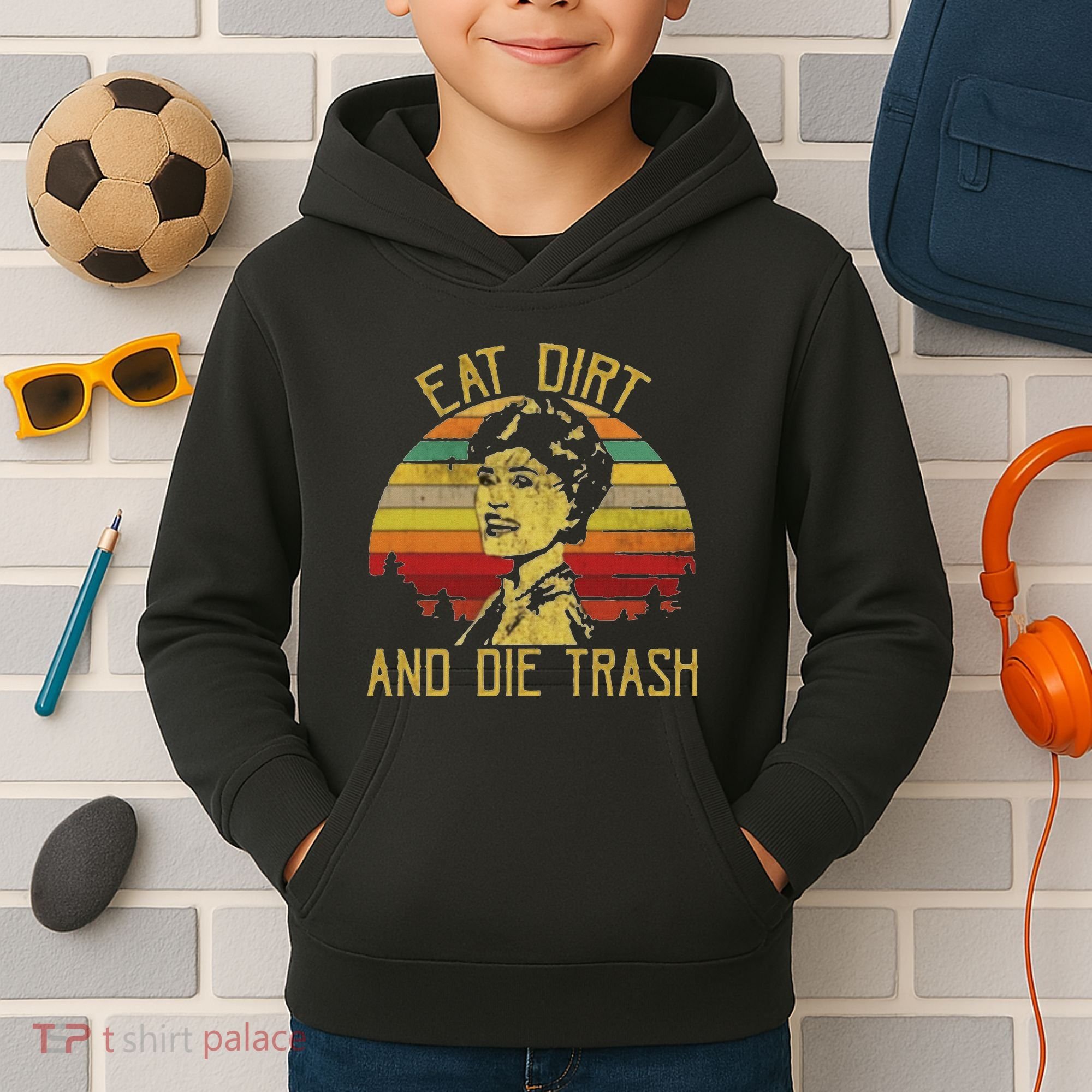 Eat Dirt And Die Trash Kids Hoodie