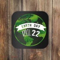 Earth Day April 22nd Awareness Coaster thumb 0