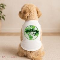 Earth Day April 22nd Awareness Doggie Tank thumb 2