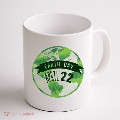 Earth Day April 22nd Awareness Coffee Mug back