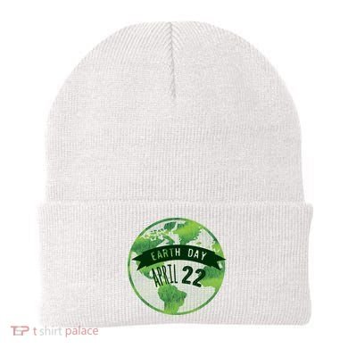 Earth Day April 22nd Awareness Beanie