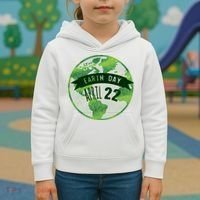 Earth Day April 22nd Awareness Kids Hoodie thumb 3