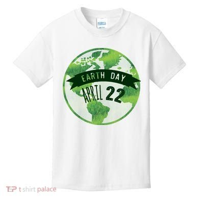 Earth Day April 22nd Awareness Kids T-Shirt