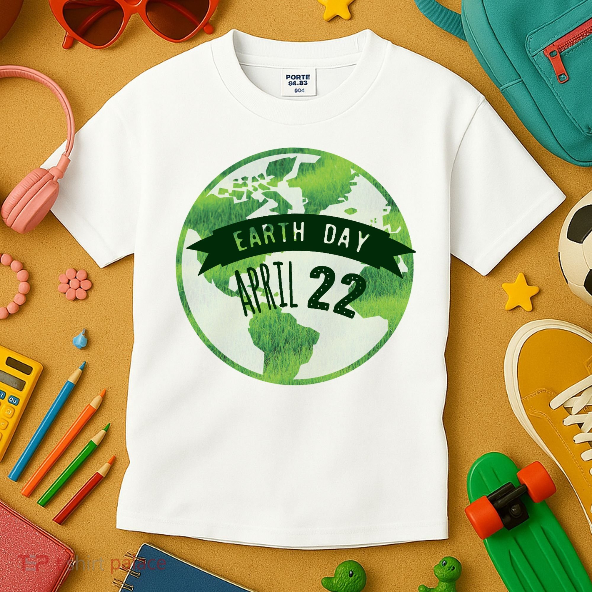 Earth Day April 22nd Awareness Kids T-Shirt