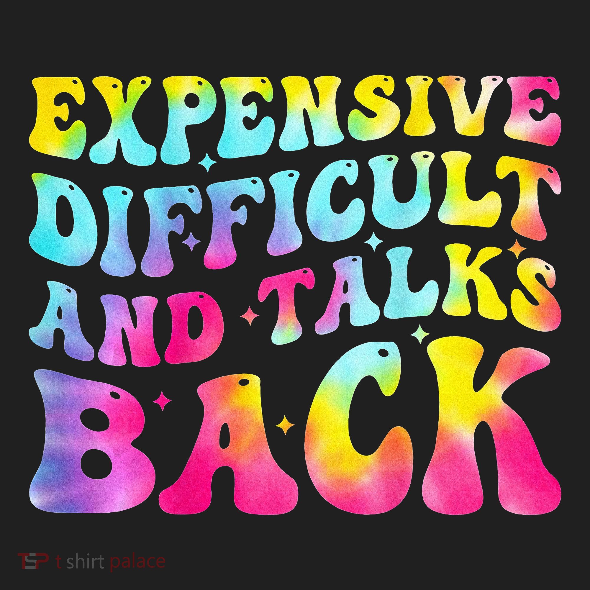 Expensive Difficult and Talks Back Groovy Mothers' Day Women's Sweatshirt