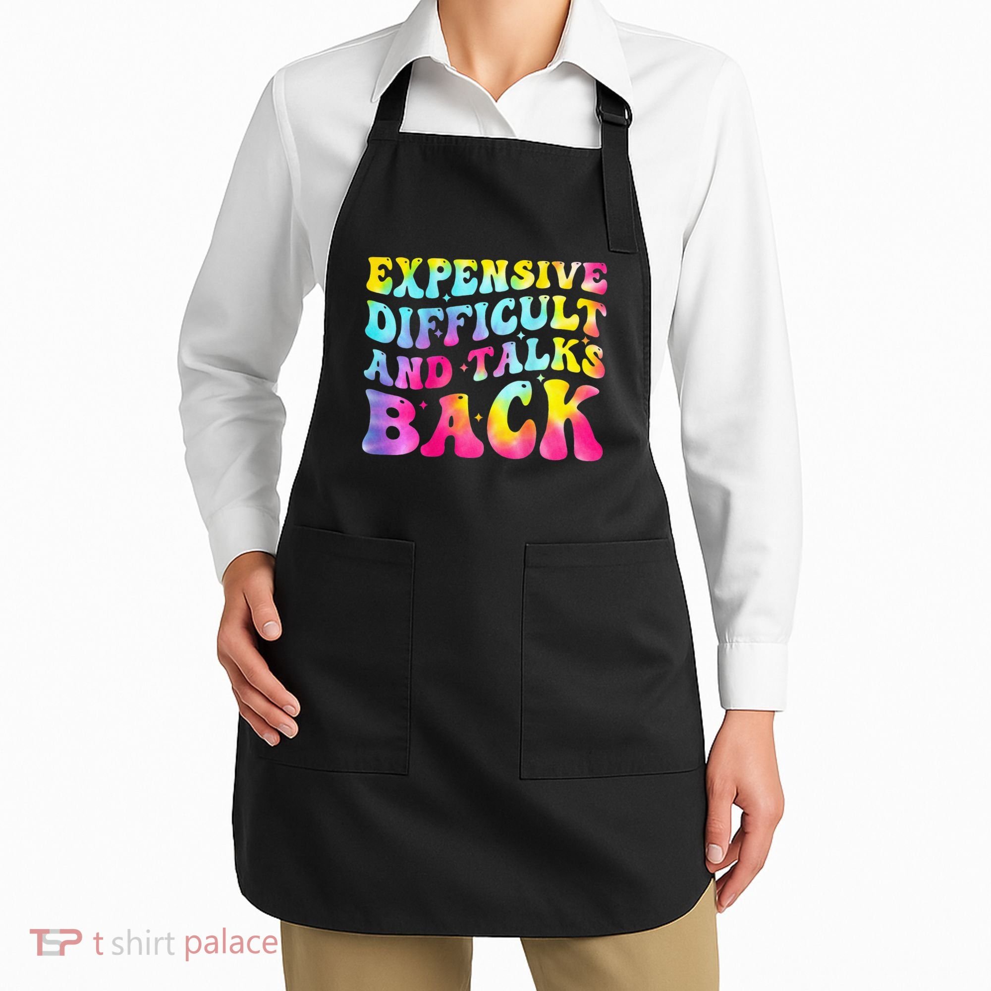 Expensive Difficult and Talks Back Groovy Mothers' Day Apron