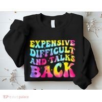 Expensive Difficult and Talks Back Groovy Mothers' Day Sweatshirt thumb 2