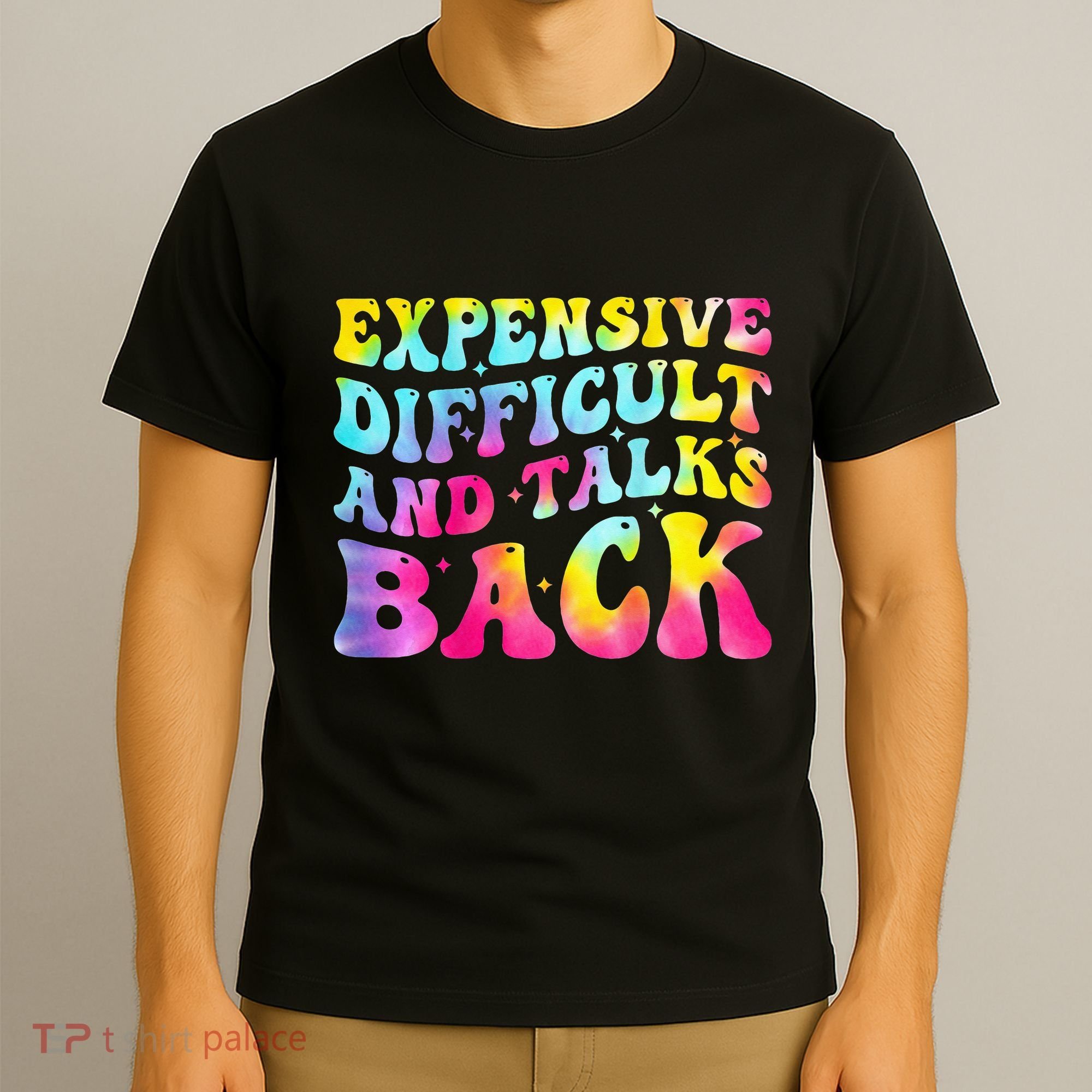 Expensive Difficult and Talks Back Groovy Mothers' Day T-Shirt