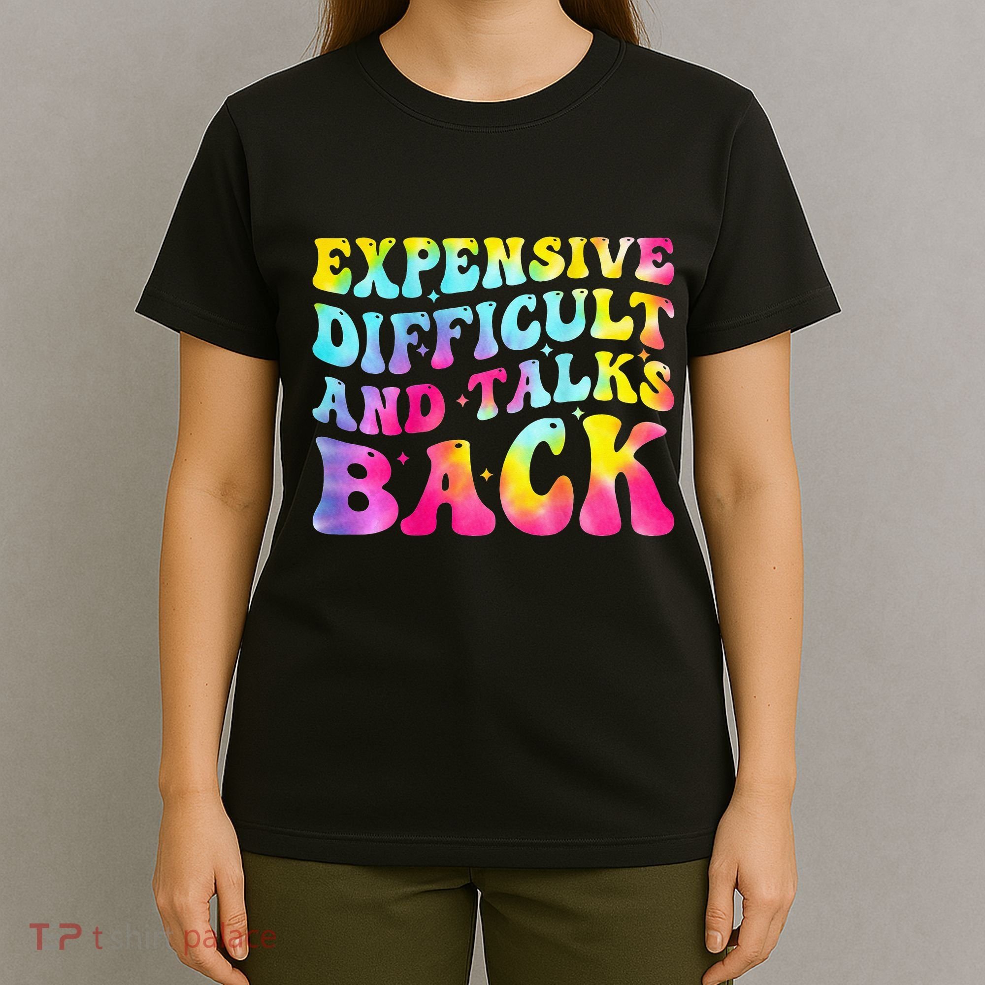 Expensive Difficult and Talks Back Groovy Mothers' Day T-Shirt