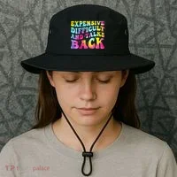 Expensive Difficult and Talks Back Groovy Mothers' Day Bucket Hat thumb 3