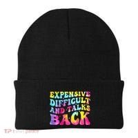 Expensive Difficult and Talks Back Groovy Mothers' Day Beanie thumb 0