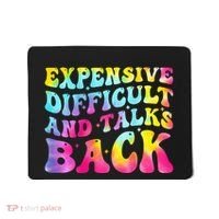 Expensive Difficult and Talks Back Groovy Mothers' Day Mousepad thumb 0