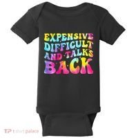 Expensive Difficult and Talks Back Groovy Mothers' Day Baby Bodysuit thumb 0