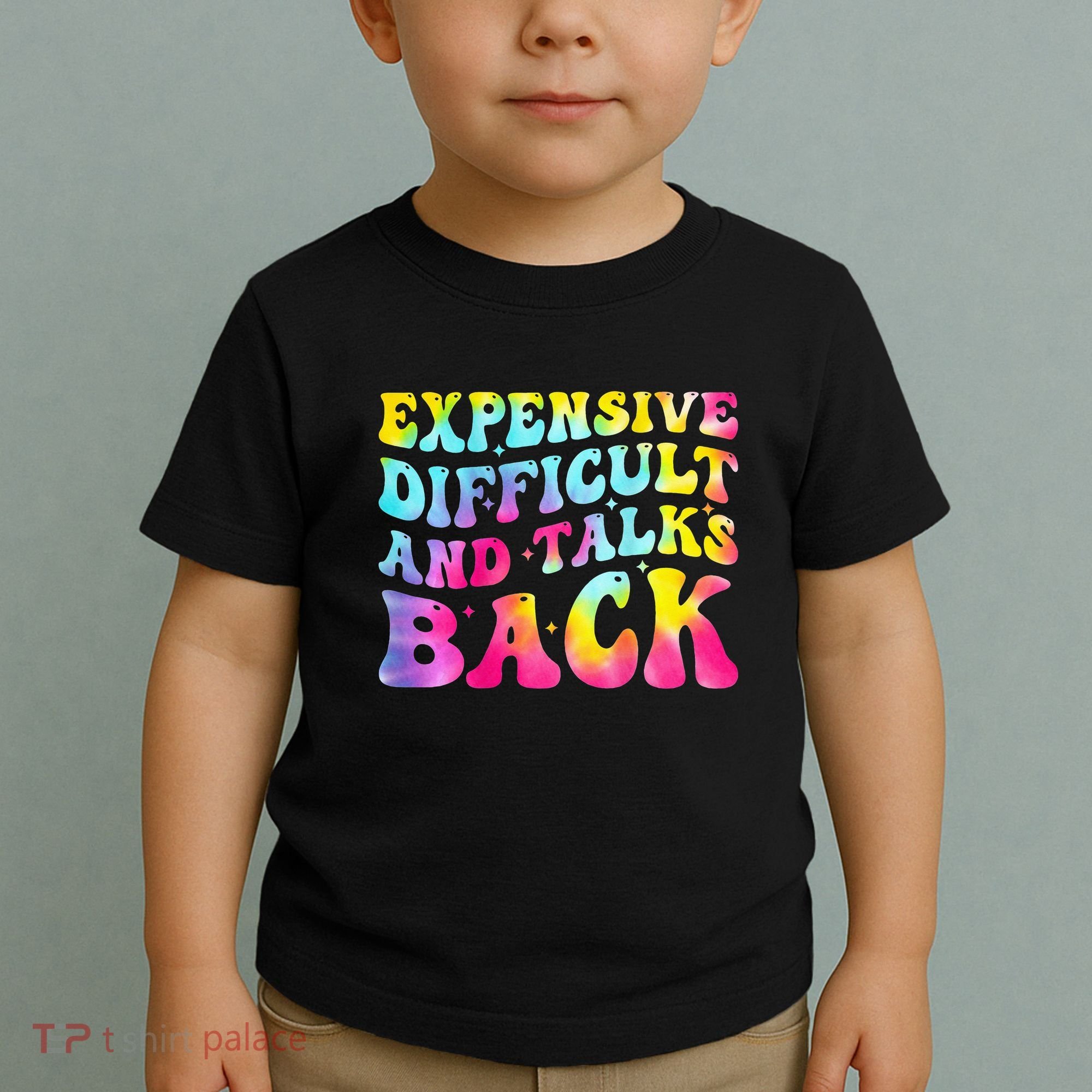 Expensive Difficult and Talks Back Groovy Mothers' Day Toddler T-Shirt