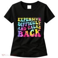Expensive Difficult and Talks Back Groovy Mothers' Day Women's T-Shirt thumb 0