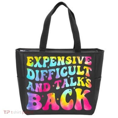 Expensive Difficult and Talks Back Groovy Mothers' Day Tote Bag