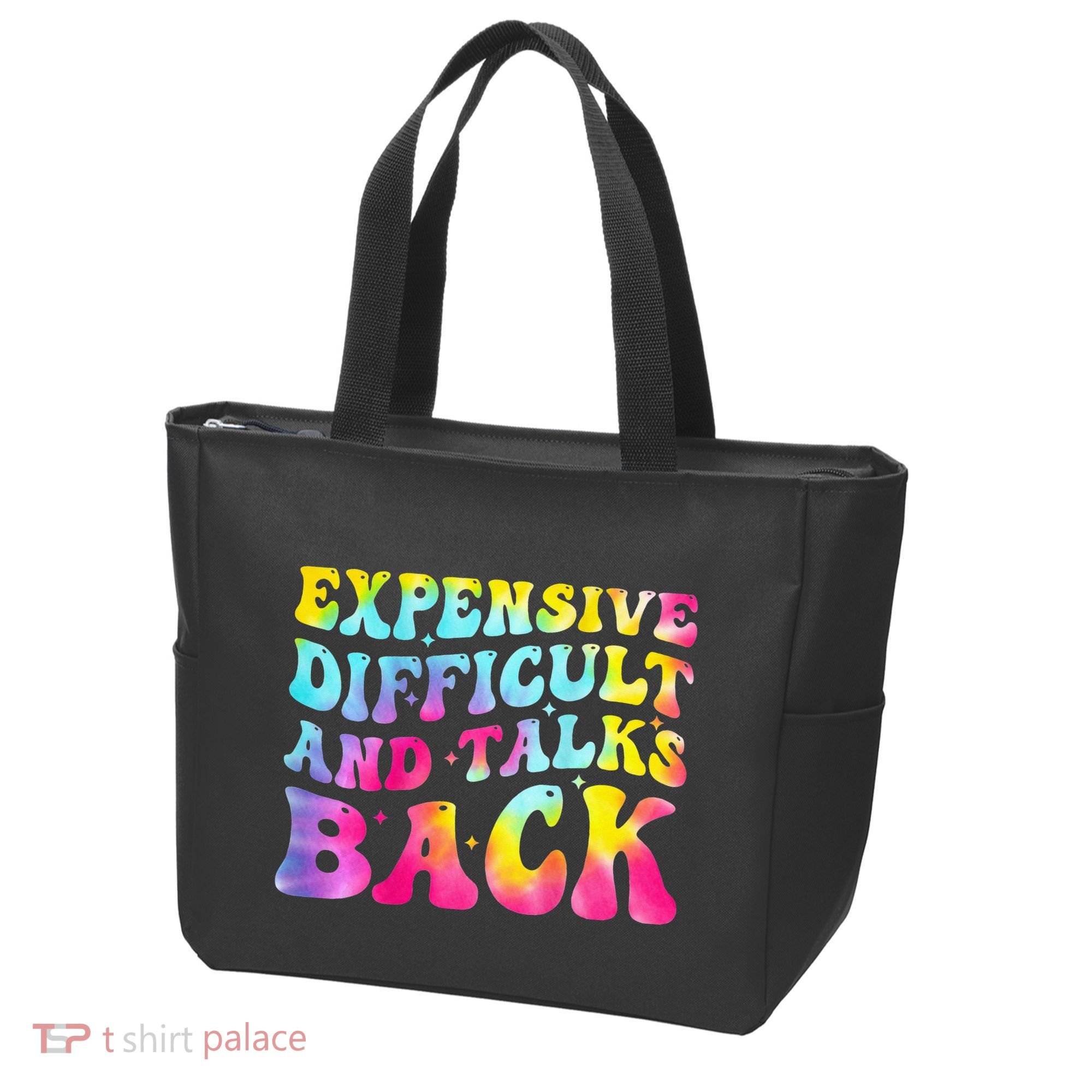 Expensive Difficult and Talks Back Groovy Mothers' Day Tote Bag