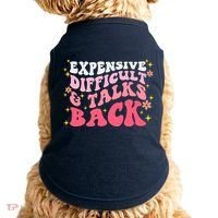 Expensive Difficult And Talks Back Mothers Day Mom Life Doggie Tank thumb 0