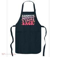 Expensive Difficult And Talks Back Mothers Day Mom Life Apron thumb 0