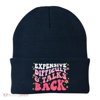 Expensive Difficult And Talks Back Mothers Day Mom Life Beanie