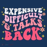 Expensive Difficult And Talks Back Mothers Day Mom Life Golf Towel thumb 3