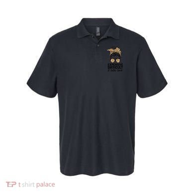 Expensive Difficult And Talks Back Messy Bun Polo