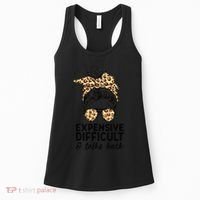 Expensive Difficult And Talks Back Messy Bun Women's Tank Top thumb 0