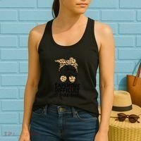 Expensive Difficult And Talks Back Messy Bun Women's Tank Top thumb 2