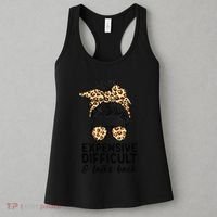 Expensive Difficult And Talks Back Messy Bun Women's Tank Top thumb 3