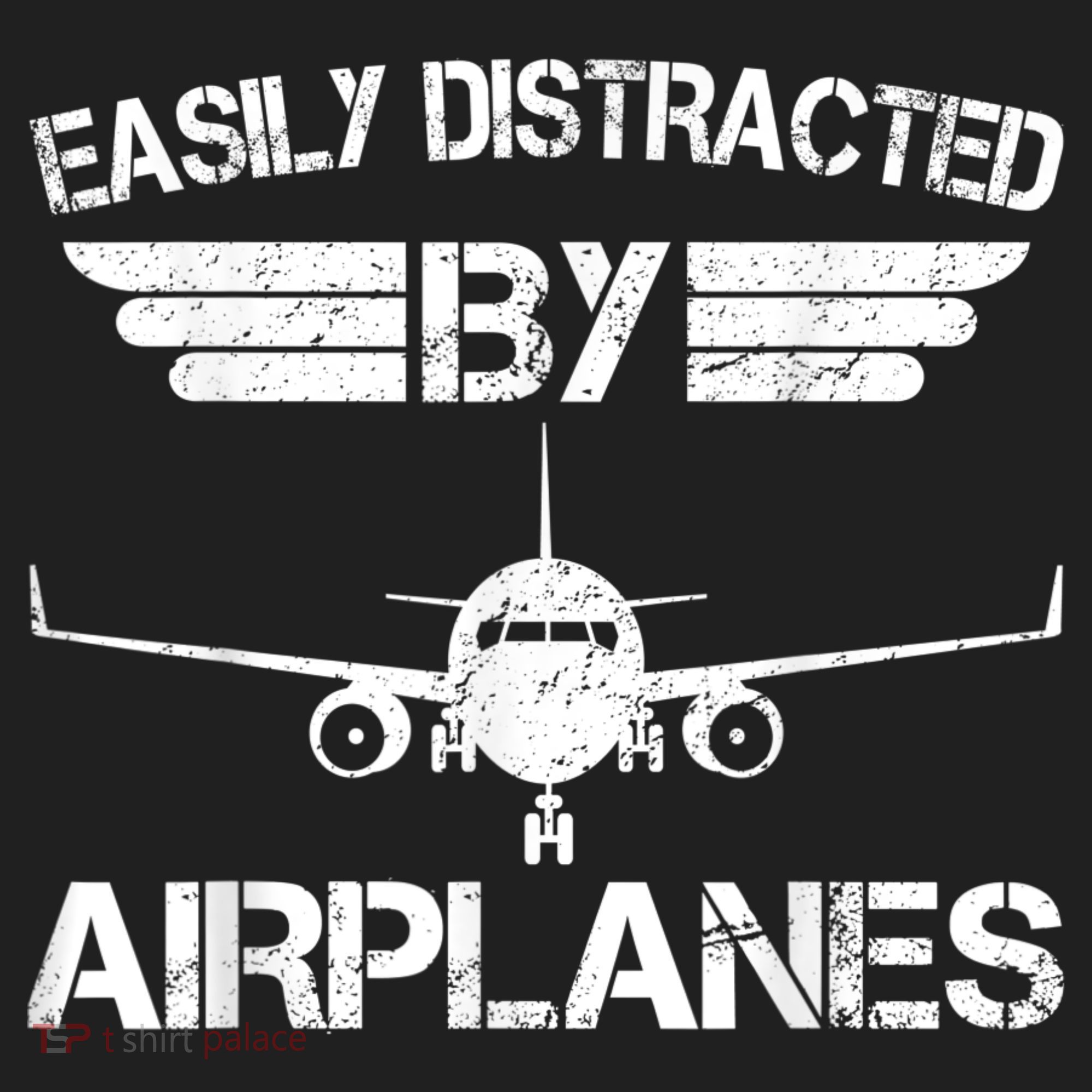 Easily Distracted By Airplanes Aviation Pilot Airplane Lover Hat