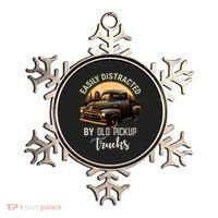 Easily Distracted By Old Pickup Trucks Classic Cars Lover Gift Ornament thumb 0