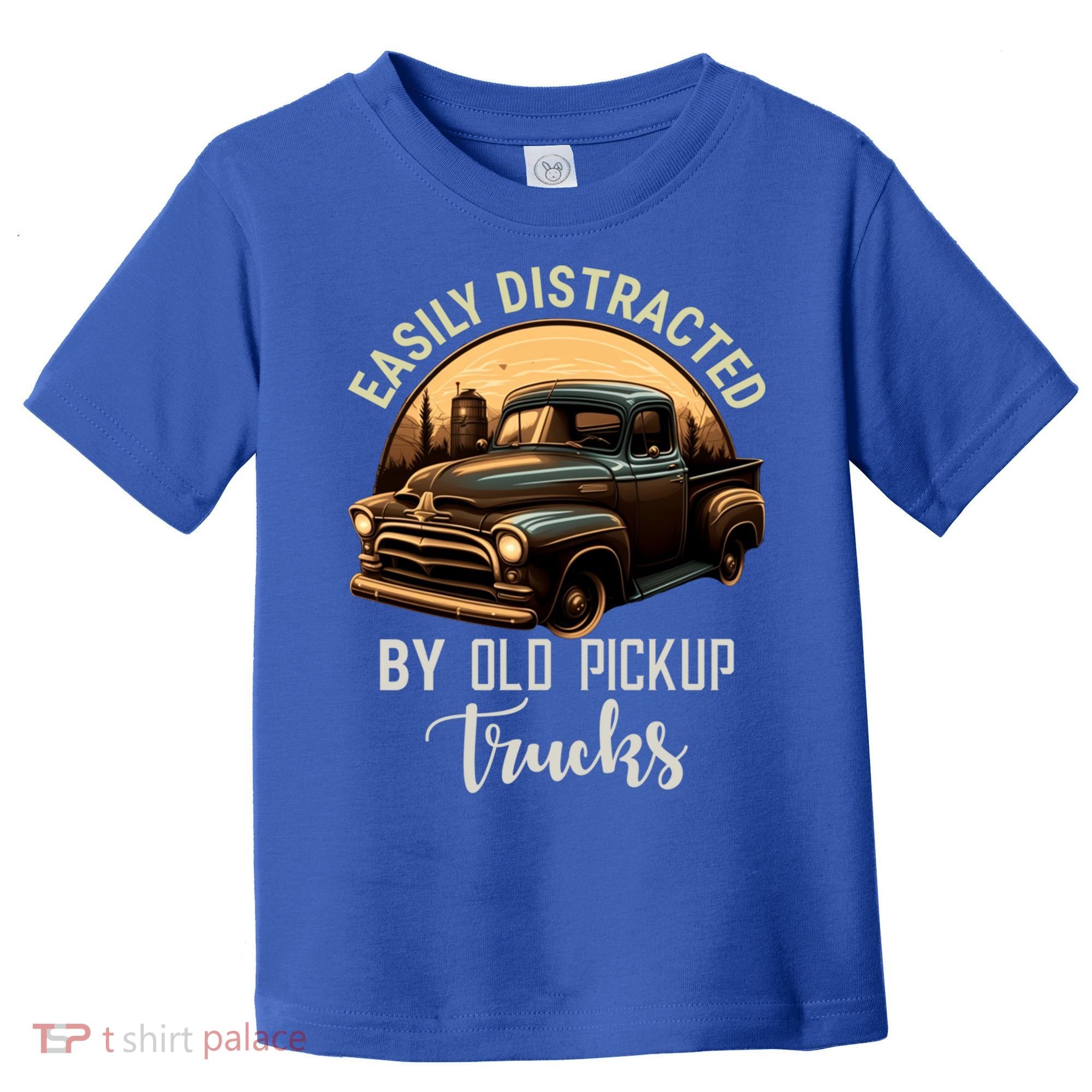 Easily Distracted By Old Pickup Trucks Classic Cars Lover Gift Toddler T-Shirt