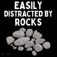 Easily Distracted By Rocks Funny Rock Lover Gift Bucket Hat thumb 4