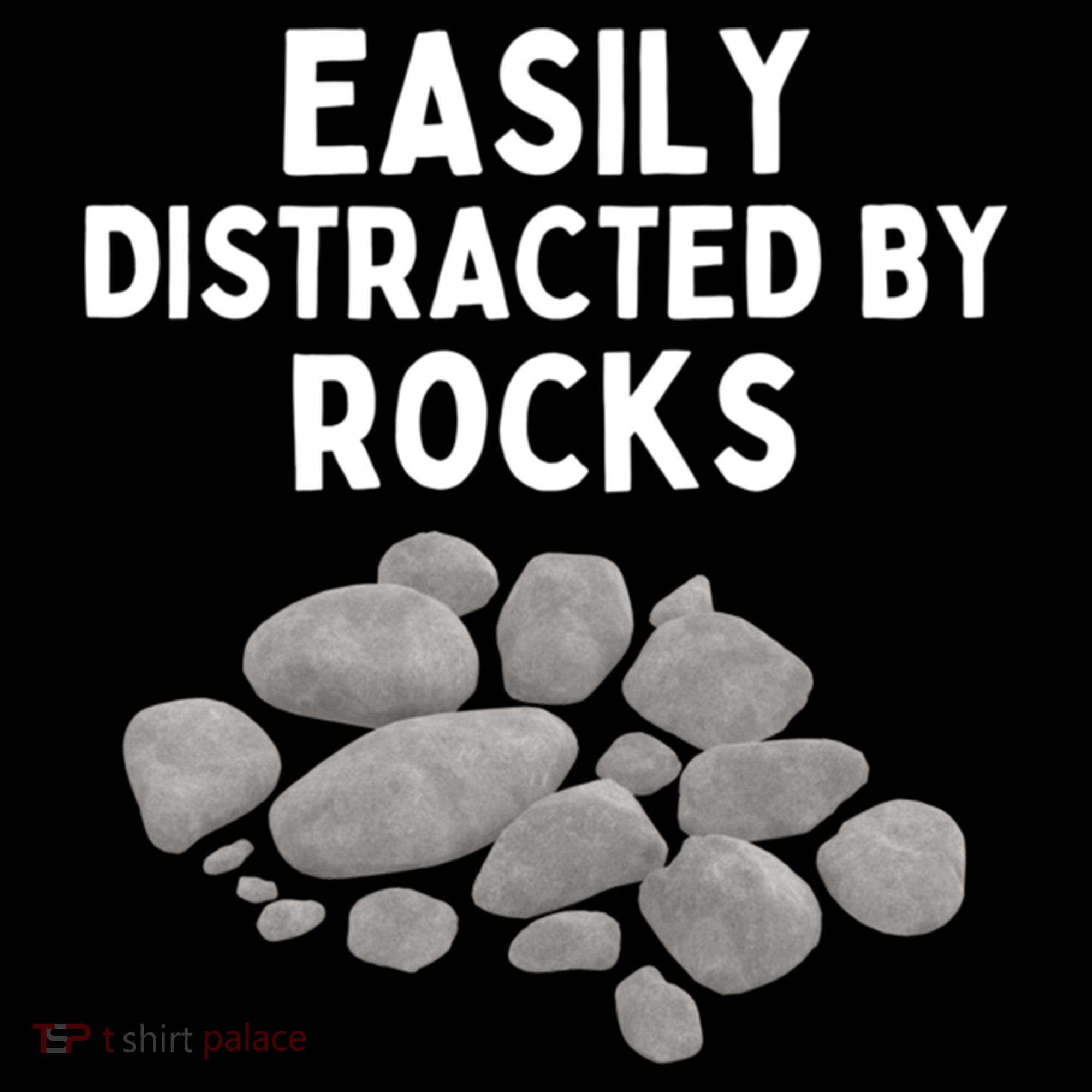 Easily Distracted By Rocks Funny Rock Lover Gift Women's Hoodie