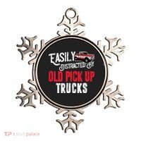 Easily Distracted By Old Pickup Trucks Classic Cars Ornament thumb 0