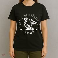 Easily Distracted By Cows T-Shirt thumb 4