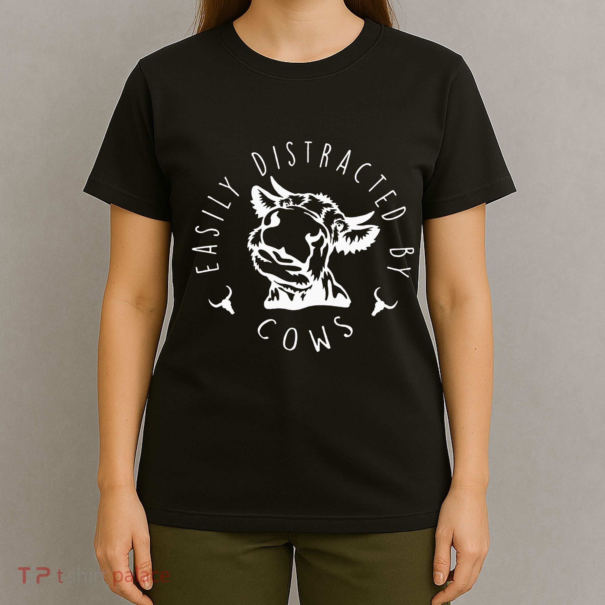 Easily Distracted By Cows T-Shirt