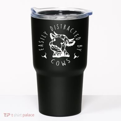 Easily Distracted By Cows Tumbler