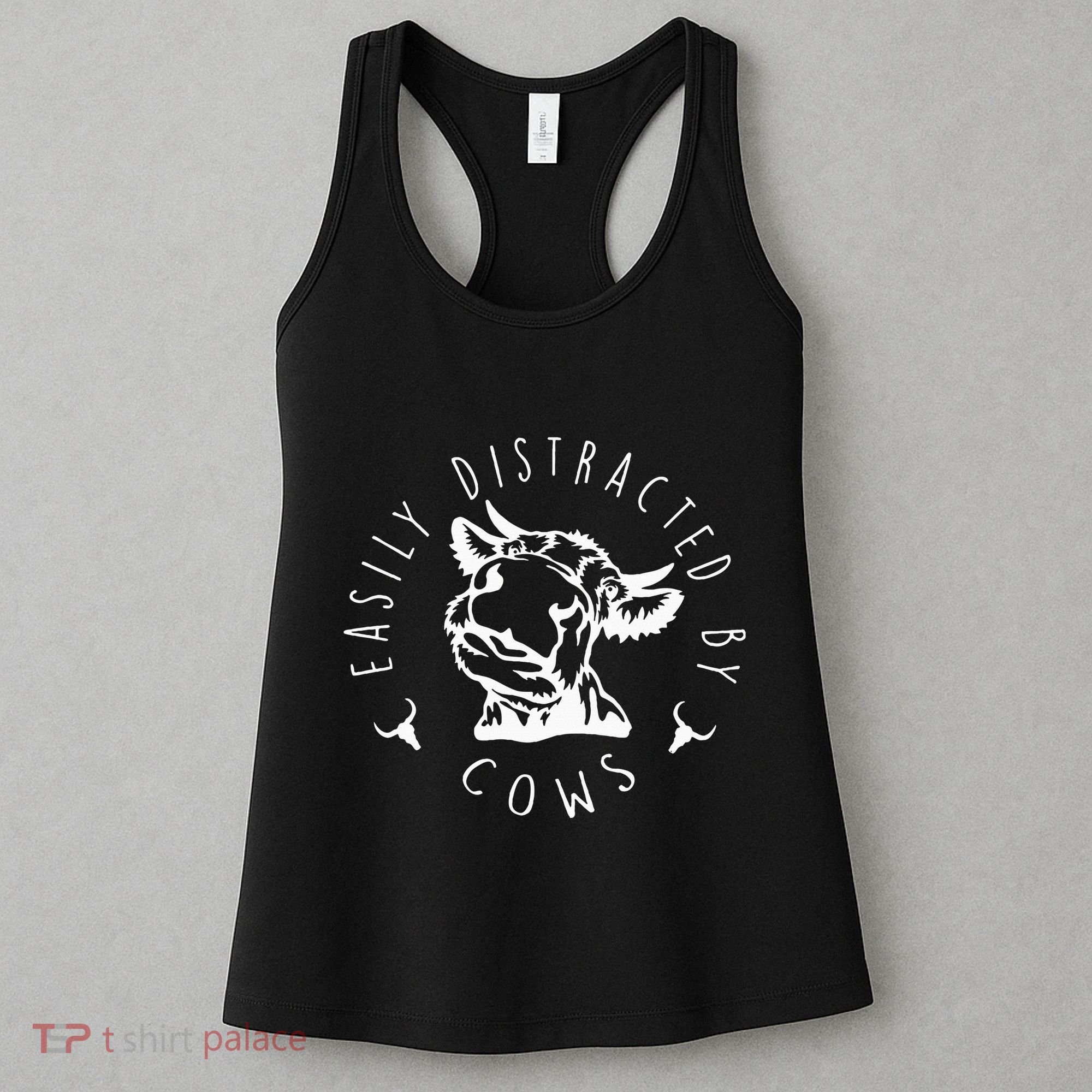 Easily Distracted By Cows Women's Tank Top