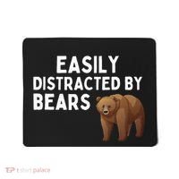 Easily Distracted By Bears Funny Bear Lover Gift Mousepad thumb 0