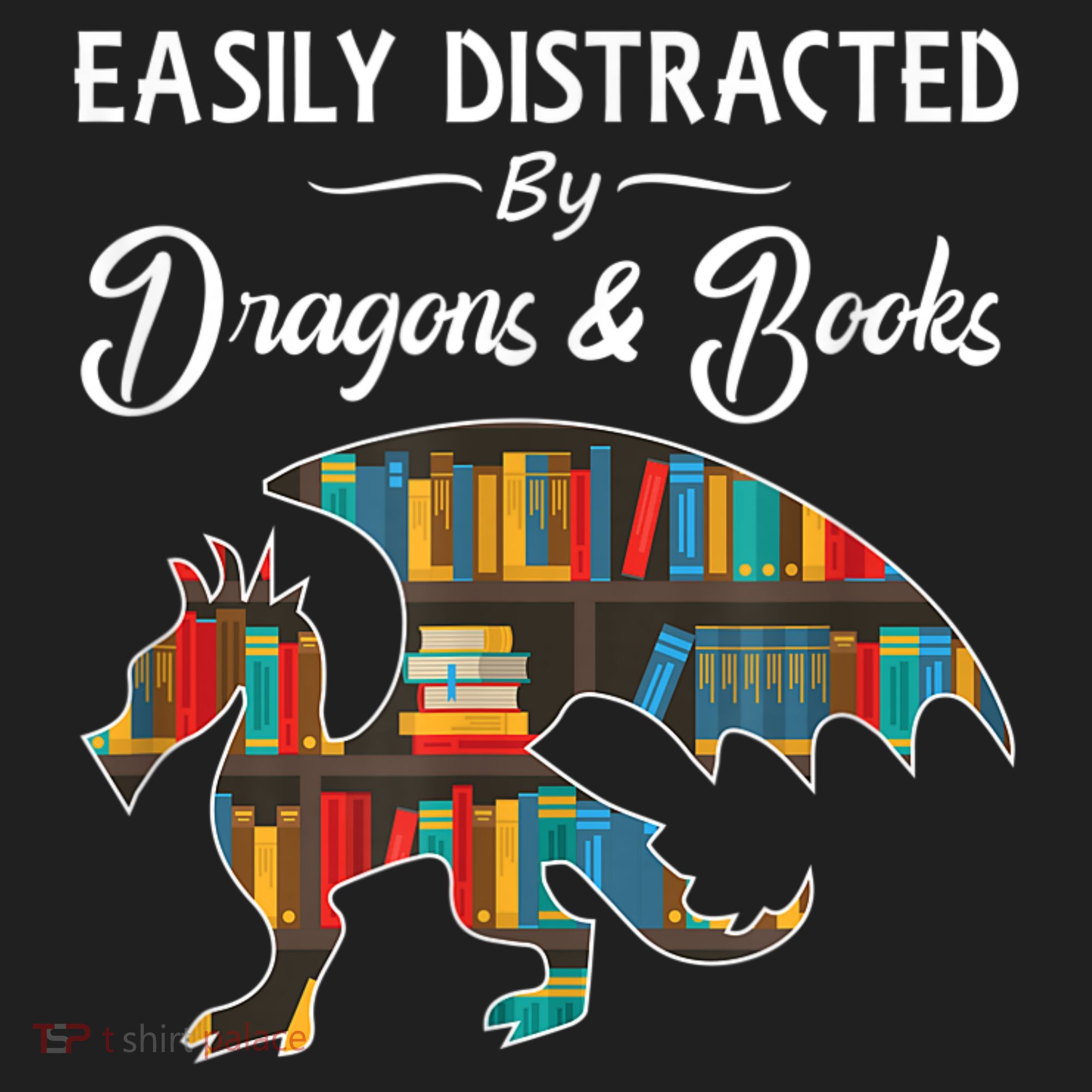 Easily Distracted By Dragons And Books Nerds Book Reader Beanie