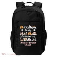 Easily Distracted By American Leopard Hound Leopard Cur Cute Gift Backpack thumb 0