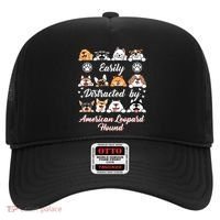 Easily Distracted By American Leopard Hound Leopard Cur Cute Gift Hat thumb 0