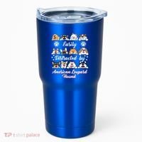 Easily Distracted By American Leopard Hound Leopard Cur Cute Gift Tumbler thumb 0