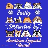 Easily Distracted By American Leopard Hound Leopard Cur Cute Gift Toddler Hoodie thumb 2