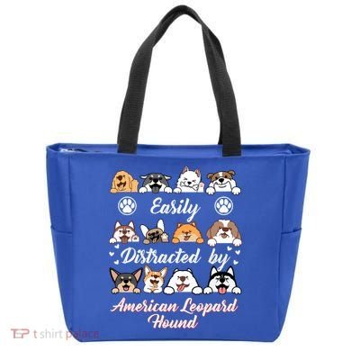 Easily Distracted By American Leopard Hound Leopard Cur Cute Gift Tote Bag